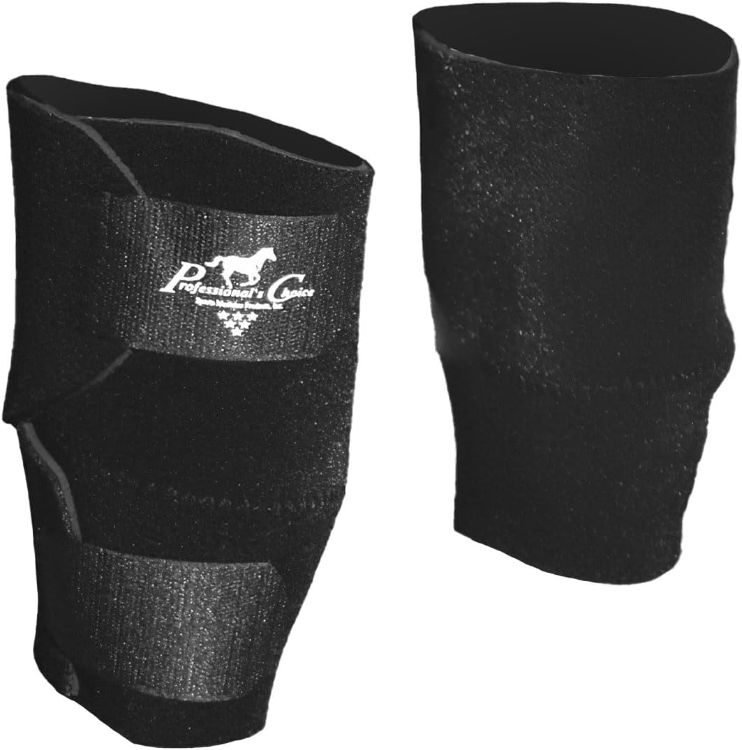 Professional's Choice equine knee boot front view protective gear