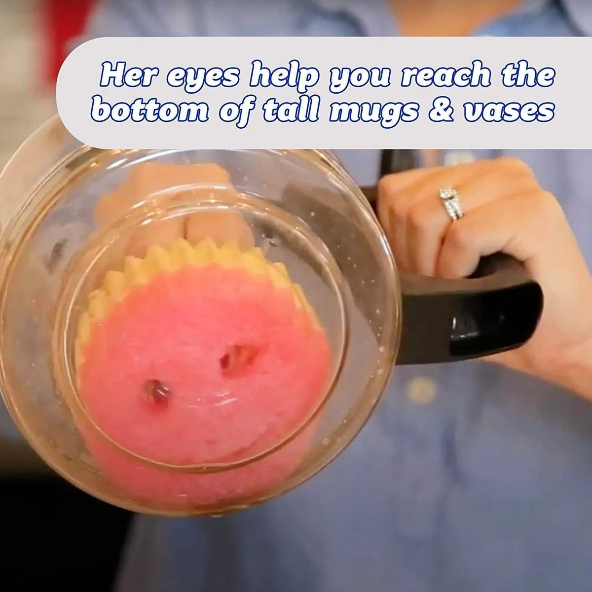 Scrub Daddy Scrub Mommy kitchen cleaning application view