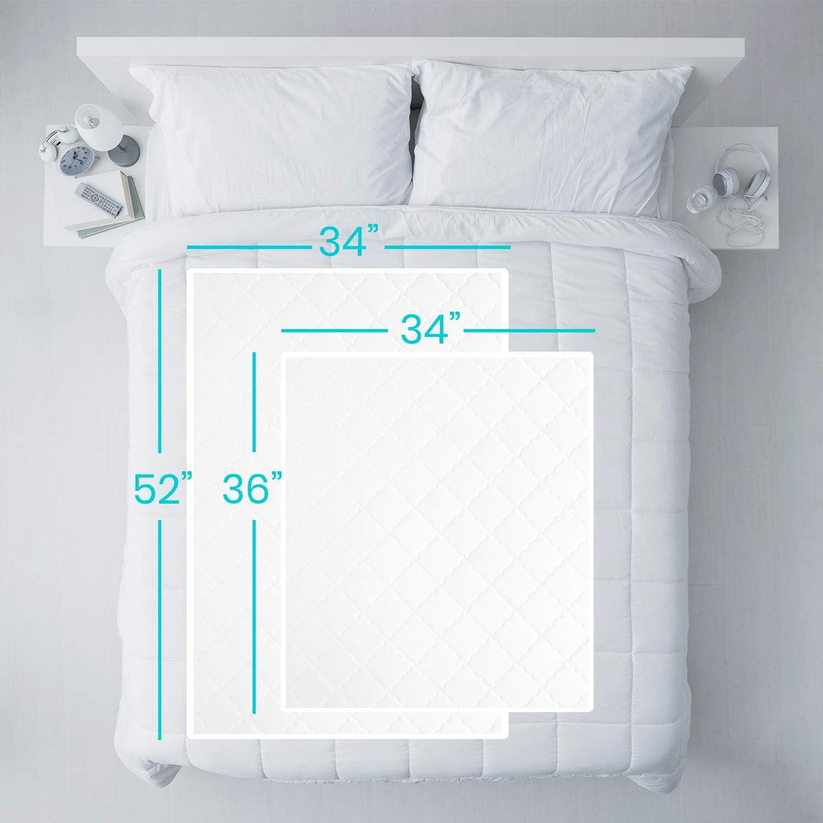 Bottom non-slip waterproof barrier of Sures mattress protector