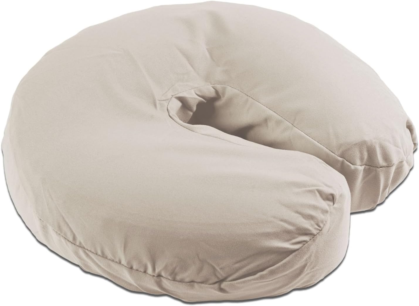 Body Linen tranquility microfiber massage face rest covers natural front view professional spa accessory