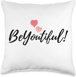 Este Lauder Beautiful Throw Pillow front view accent cushion for home decor