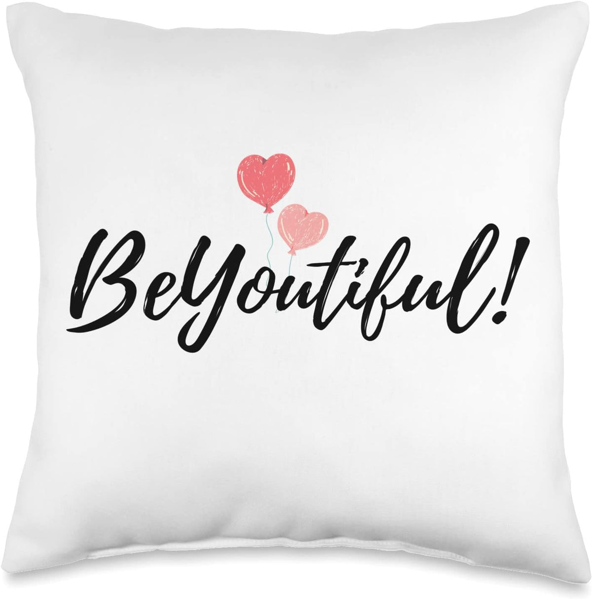 Este Lauder Beautiful Throw Pillow front view accent cushion for home decor