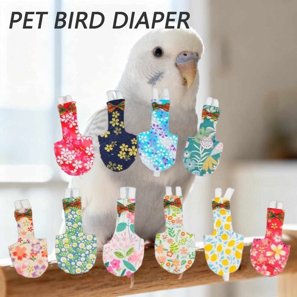 Extra Large parrot clothes with decorative bow tie detailing for indoor pet care