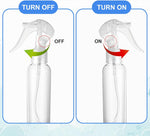 Molain transparent spray bottles with included funnels