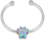 constantlife Cremation Bracelet for Pets Ashes - Dog Paw Pendant Bangle Stainless Steel Memorial Urn Jewelry - Image 11