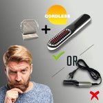 VIKICON portable beard straightening comb packaged inside luxury gift box