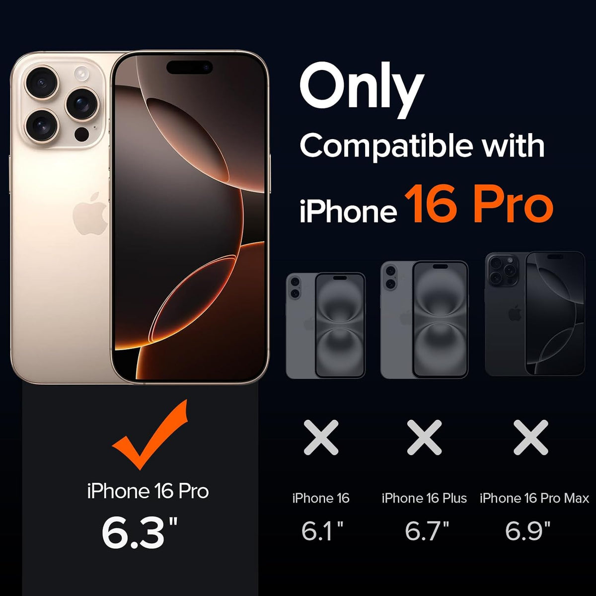 iVoler iPhone 16 Pro case back transparency view