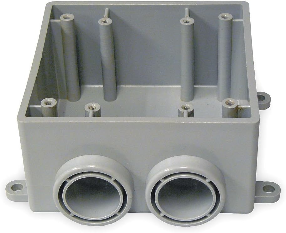 Cantex weatherproof box front view outdoor junction box