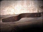 Anthology Gear Overland leather guitar strap attached to an electric guitar