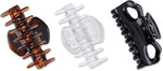 Scünci 6-centimeter hair claw clips pack layout