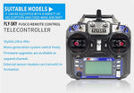 Flysky FS-iA6B receiver unit with dual antennas.