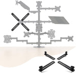 Pholiten VESA mount bracket adapter front view with adjustable arms