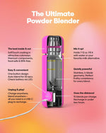 Vejo 12 fluid ounce fitness bottle blade detail