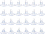 AQUANEAT aquarium suction cups front view showing clear plastic design for fish tank management.