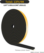 High density CR foam insulation tape roll showing texture