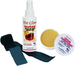 Athletic glove care management system back label details