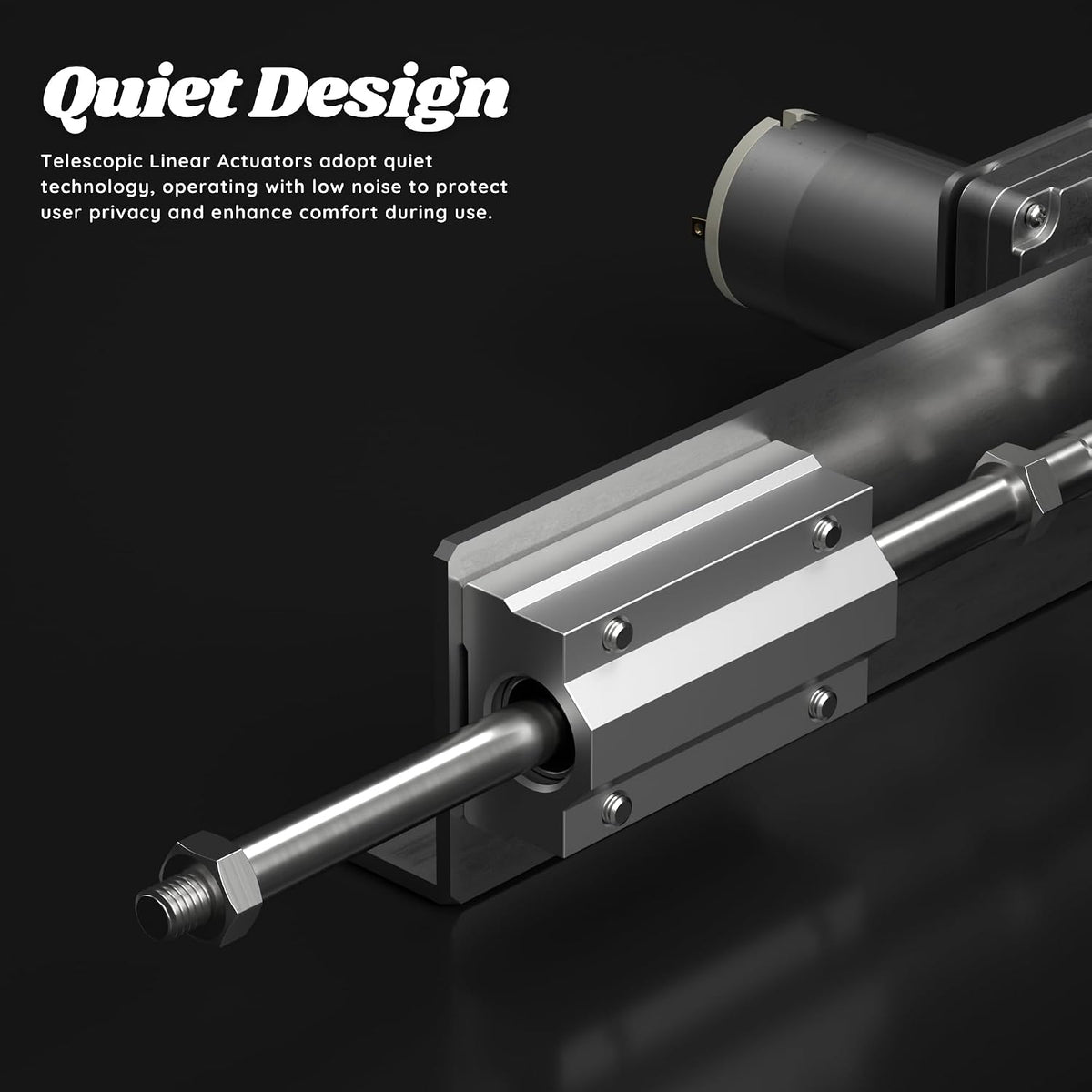 Manual rotary speed controller box for VQP linear actuator