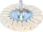 Neflum cotton airway buffing wheel front view polishing tool