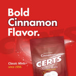 Authentic imported Certs classic cinnamon mint tablets