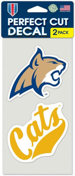 Wincraft NCAA Perfect Cut Decal front view sticker set
