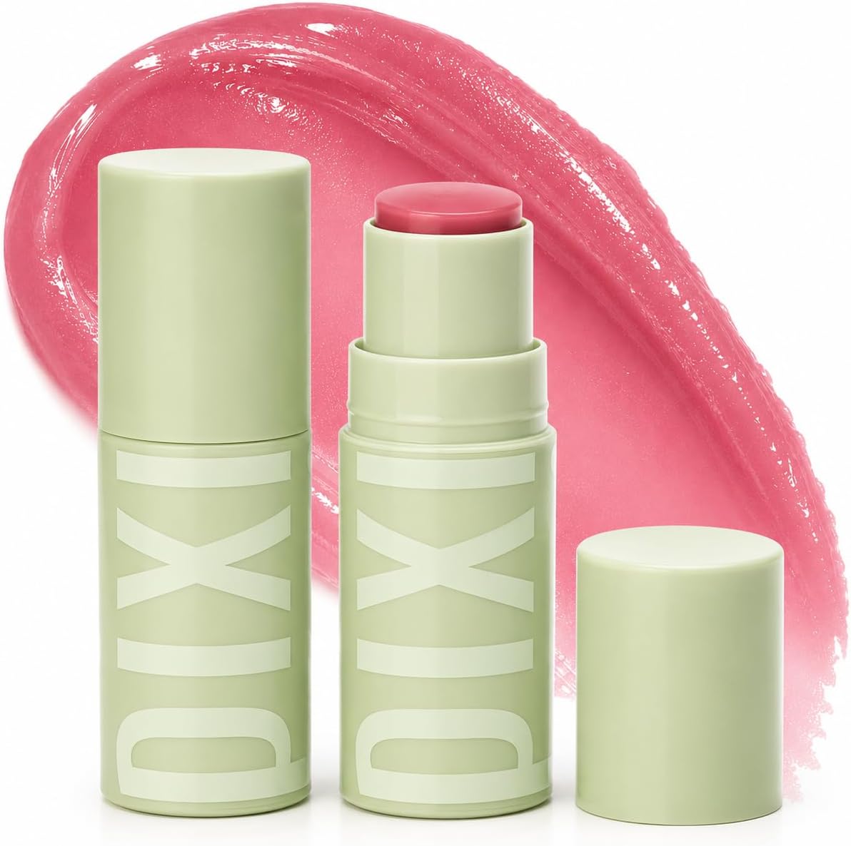 Pixi beauty tinted lip balm front view packaging