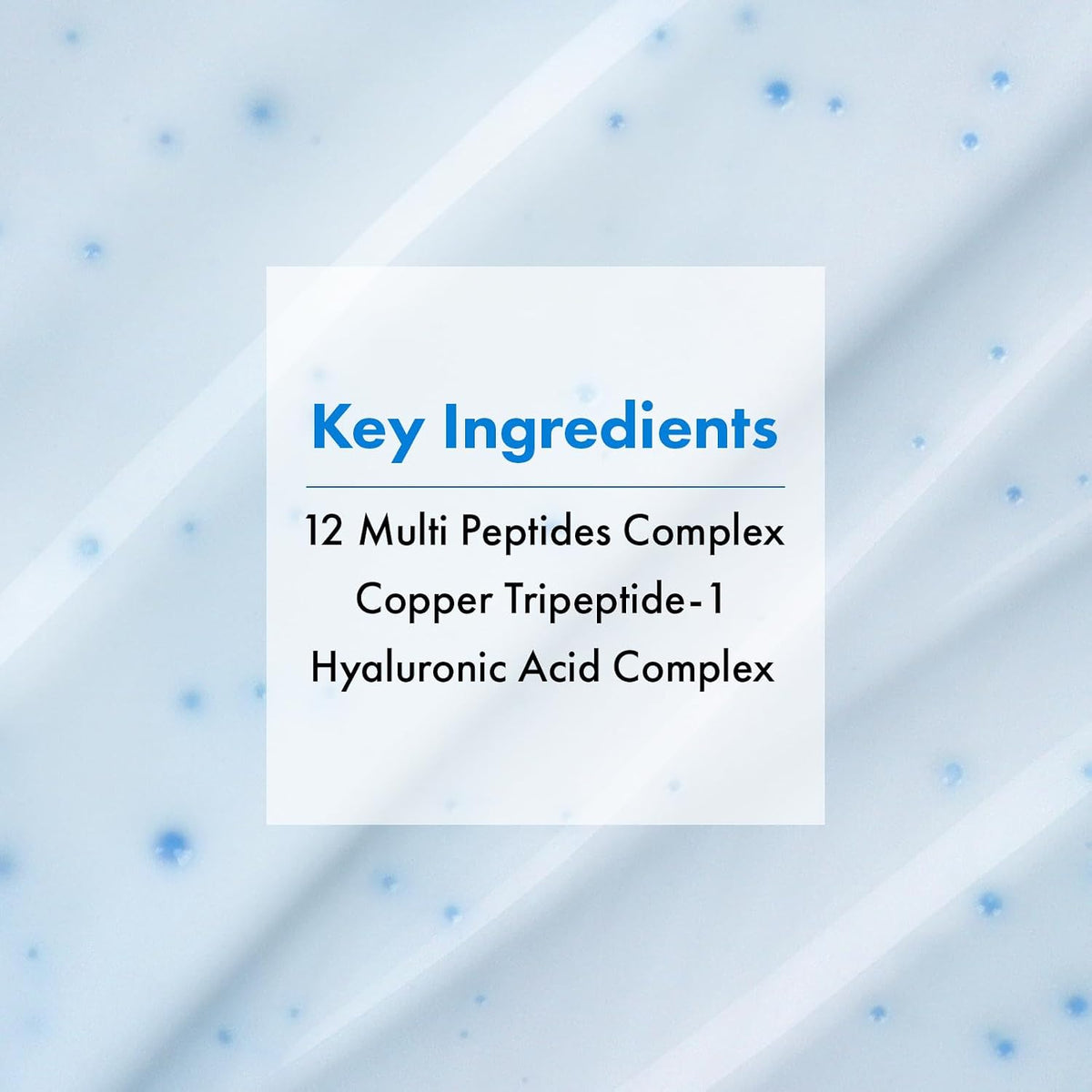 Premium imported copper peptide cream container showcasing clean beauty design.