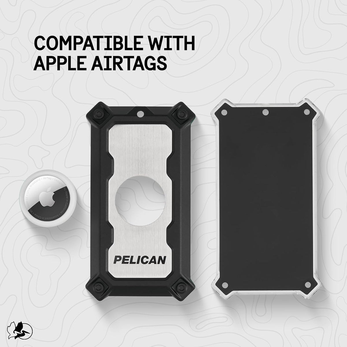 Pelican travel accessory packaging and included hardware