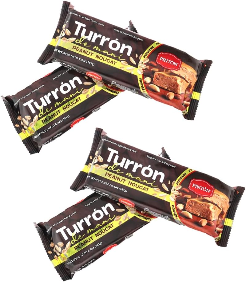 Authentic USA imported snack bars arrayed to show convenient on the go portion sizes.