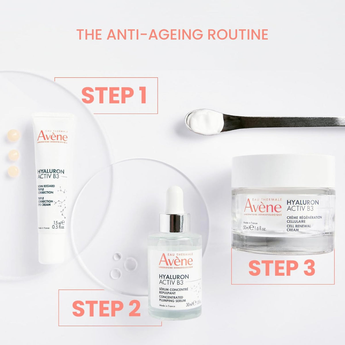 Authentic USA imported Avène eye cream 15ml tube