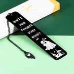 Raddimelo horror theme metal bookmark angled side perspective