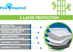 Close up view of adhesive corner strip for secure fit