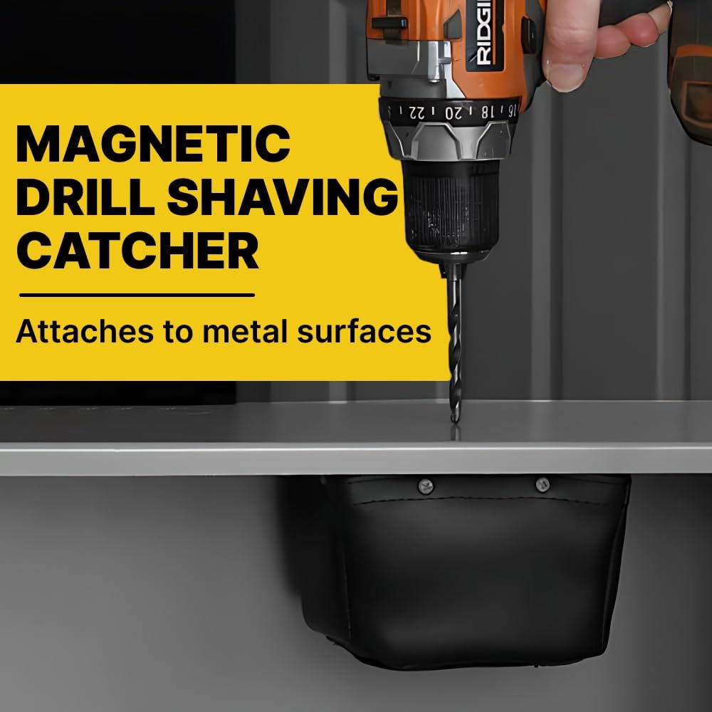 Rack-A-Tiers electrical drill dust collector pouch open