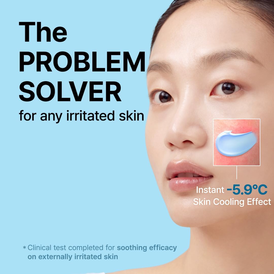 Blue Comforting Duo skincare set side by side