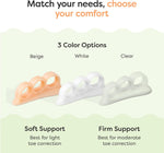 ZenToes Hammer Toe Corrector, Triple Loop Gel Toe Spacers, 4 Pack | Silicone gel stays in place all day, fits in sneakers, heels, boots. Eases hammertoe discomfort. Washable, reusable - Image 9