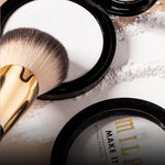 Milani face makeup powder demonstrating the sheer oil-absorbing formula