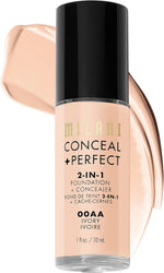 Milani Conceal + Perfect 2-in-1 Foundation + Concealer for a Flawless Complexion, Under Eye Corrector, Cover Redness and Imperfections, Waterproof and Sweatproof - 01A-Creamy Nude - Image 11