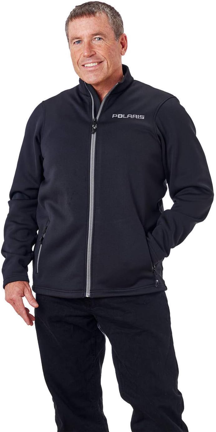 Polaris Men's Switchback Mid-Layer fleece jacket front view