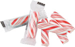 Fun Express pink mini candy canes displayed in a party candy buffet bowl