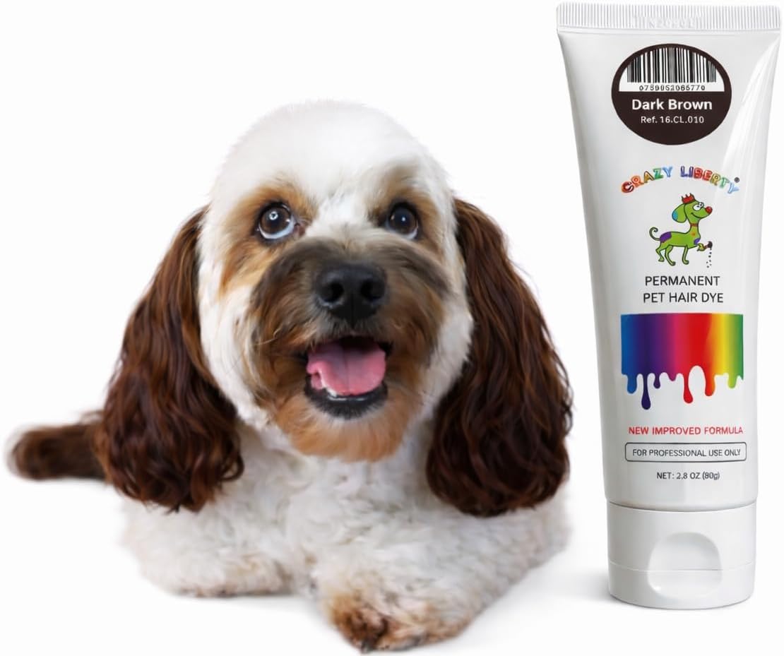 Crazy Liberty Permanent Pet Hair Dye for Dogs and Horses (Red) - Professional Grooming Color Gel, for Creative Groomers, 4 Fl Oz - Image 12