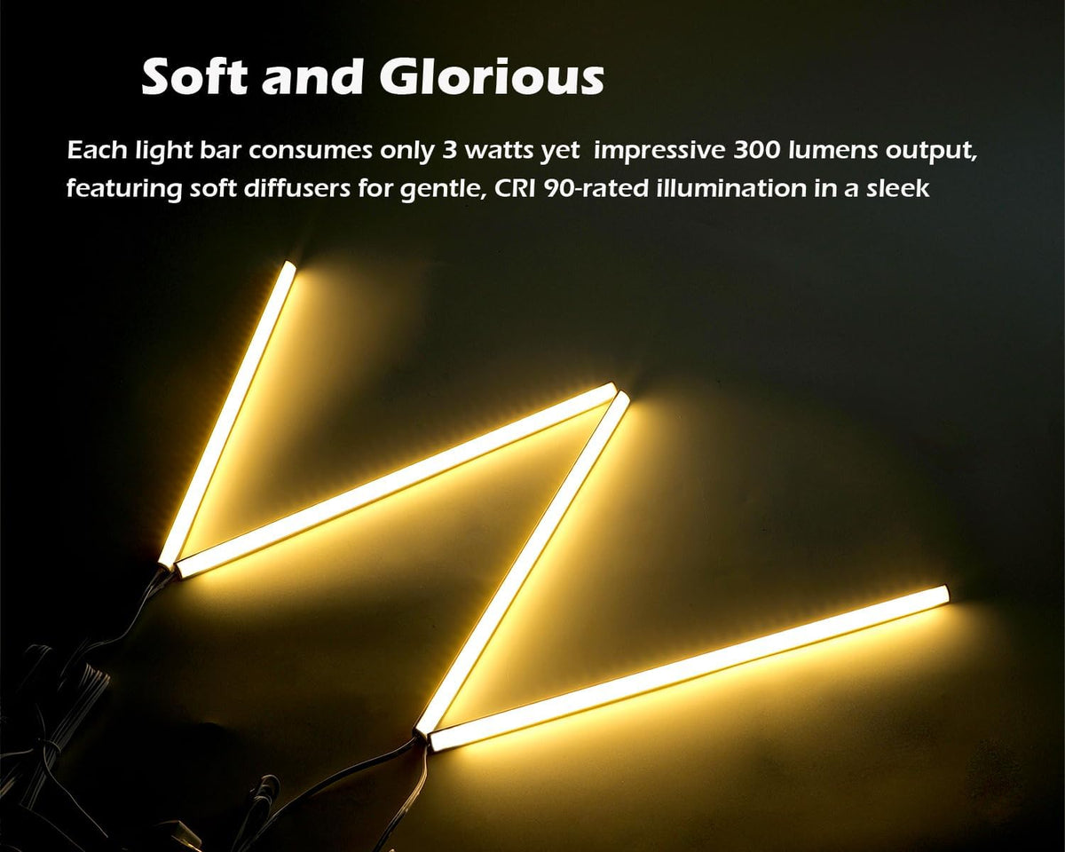 Cefrank dimmable shelf lighting bars installed inside display cabinet