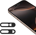 EYSOFT front camera cover slider installed on an iPhone front screen display