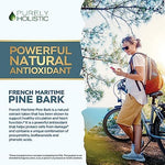 Authentic USA imported Purely Holistic pine bark extract label specifications