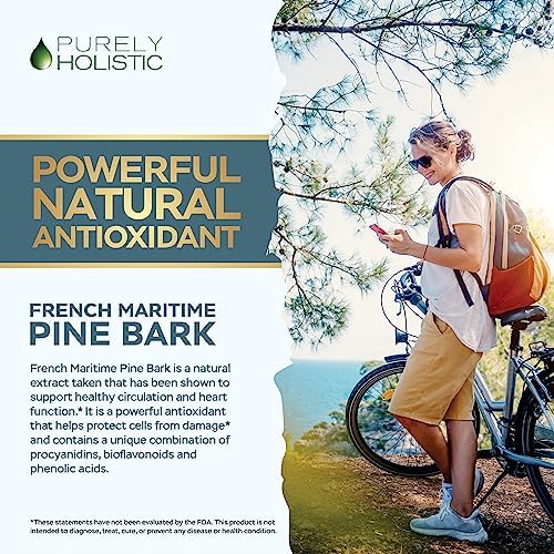 Authentic USA imported Purely Holistic pine bark extract label specifications