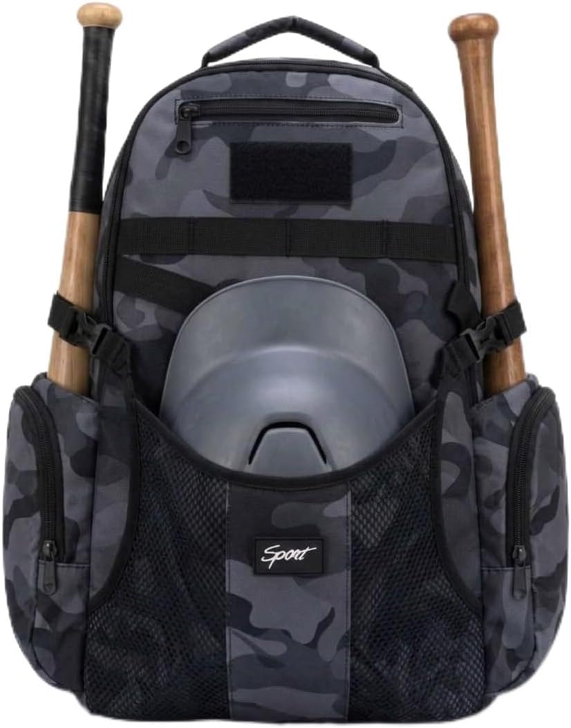 rickyh style Large Baseball Backpack with Fence Hook for Helmet Cleats 2 Bats - Image 12