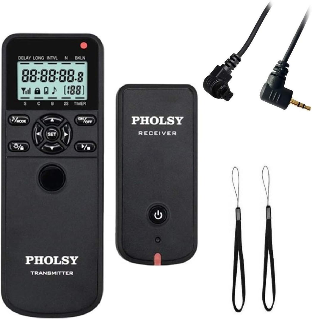 PHOLSY Wireless Timer for Sony Remote Control with Intervalometer HDR | For Sony a1, a9, 9M2, a7M4, a7M3, a7RM2, a7RM3, a7RM4, a3500, a6600, a6500, a6400, a6100, RX100M4, RX100M6, RX100M7, RX10M4 - Image 9
