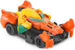 VTech Boosted Racer vehicle showcasing the mechanical launch button