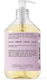 Deep Steep lilac blossom hand wash label ingredients detail
