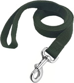 Red weather-resistant dog leash designed for medium and large dog obedience training.