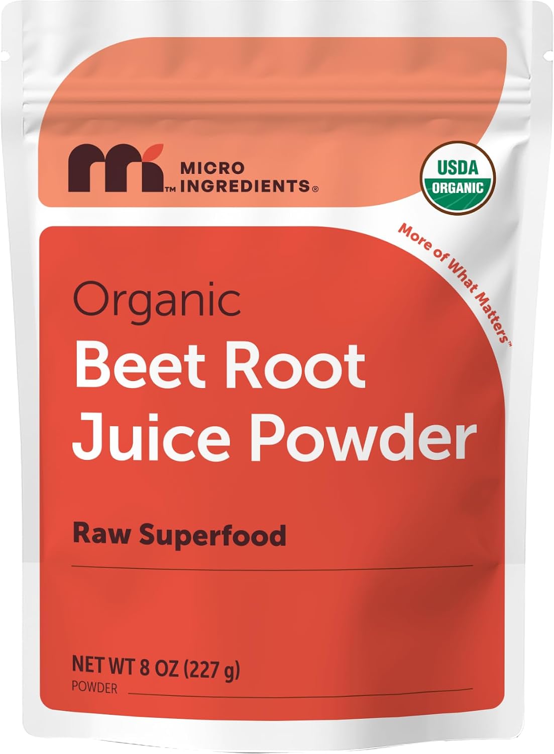 Micro Ingredients Organic Beet Root Juice Powder, 1 Pound | Water Soluble, Raw Beet Supplement | Powder Drink Mix for Smoothies & Recipes | Non-GMO, Vegan Friendly, Plant Based - Image 9