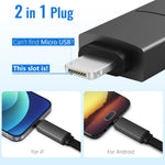 CHAFON 5 in 1 USB charger showing connectors and adapters